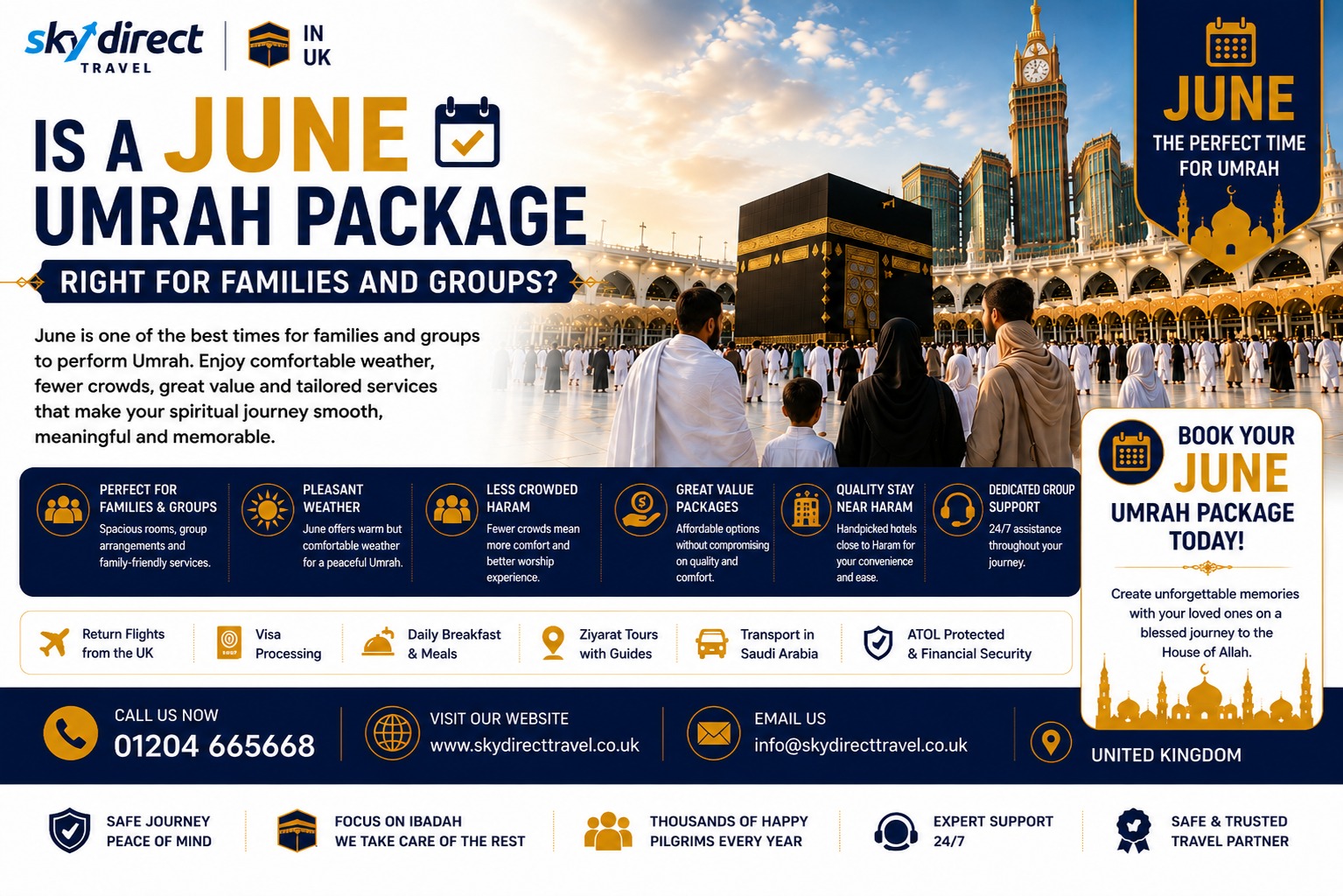Is a June Umrah Package Right for Families and Groups?