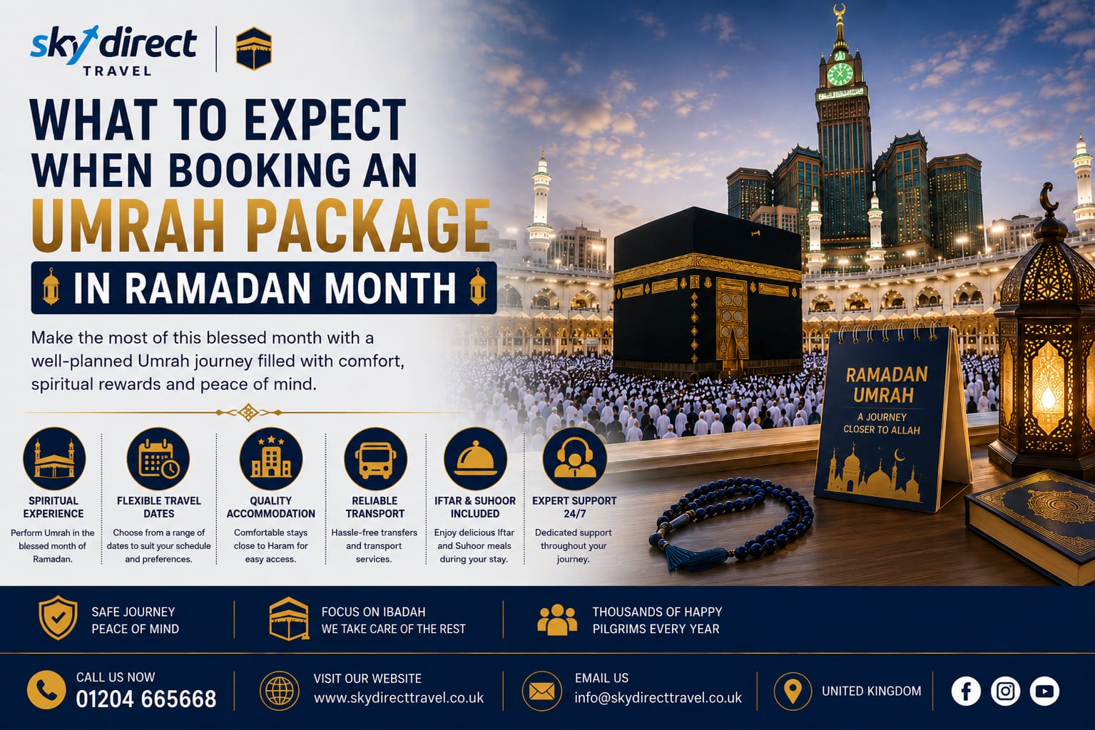 What to Expect When Booking an Umrah Package in Ramadan Month